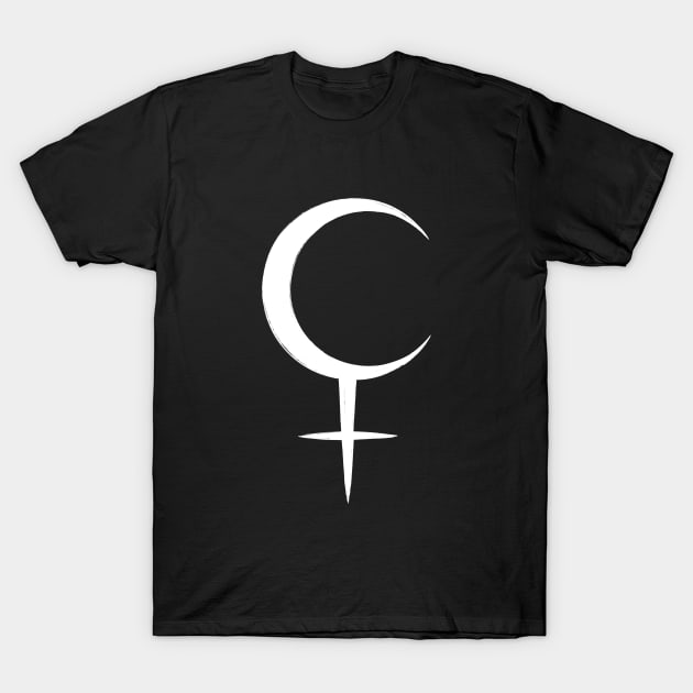 Lilith Moon T-Shirt by OccultOmaStore